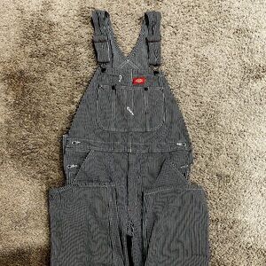 Dickies Hickory navy and White Striped Overalls